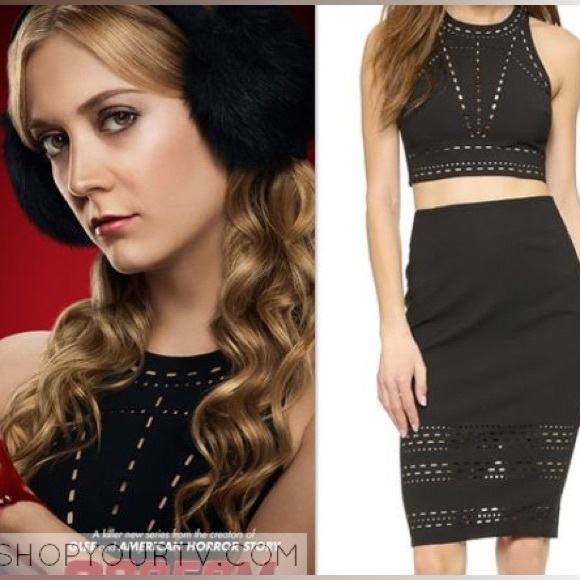 Elizabeth and James New Upton Laser
Cut Cropped Top - Picture 2 of 8